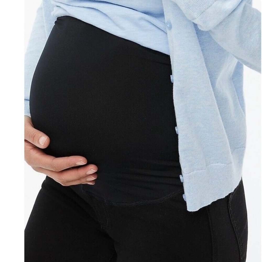NWOT J.Crew Black Maternity Jean in Signature Stretch Sz 27 BA785 - Picture 2 of 10